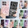 For Honor X6a X6b X6c X6 X6s Case Simplicity Flower Soft Silicone Cover For HonorX6a X 6B X6 B Shell Lens Protective Phone Funda