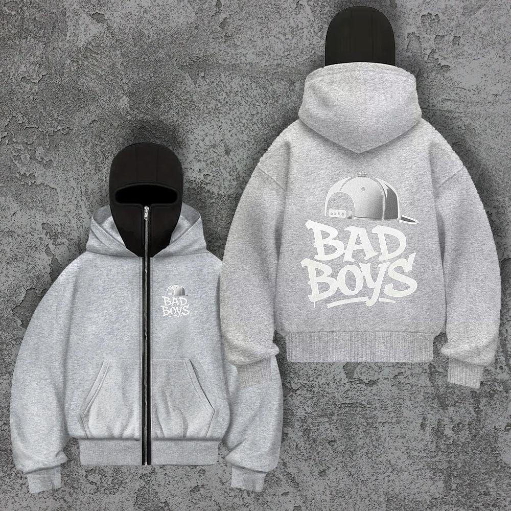 Amerikanischer High Street Hoodie mit Aufdruck, lockerer Passform und Nischen-Doppellagen-Hoodie für Paare, Trendiges Oberteil für Herren