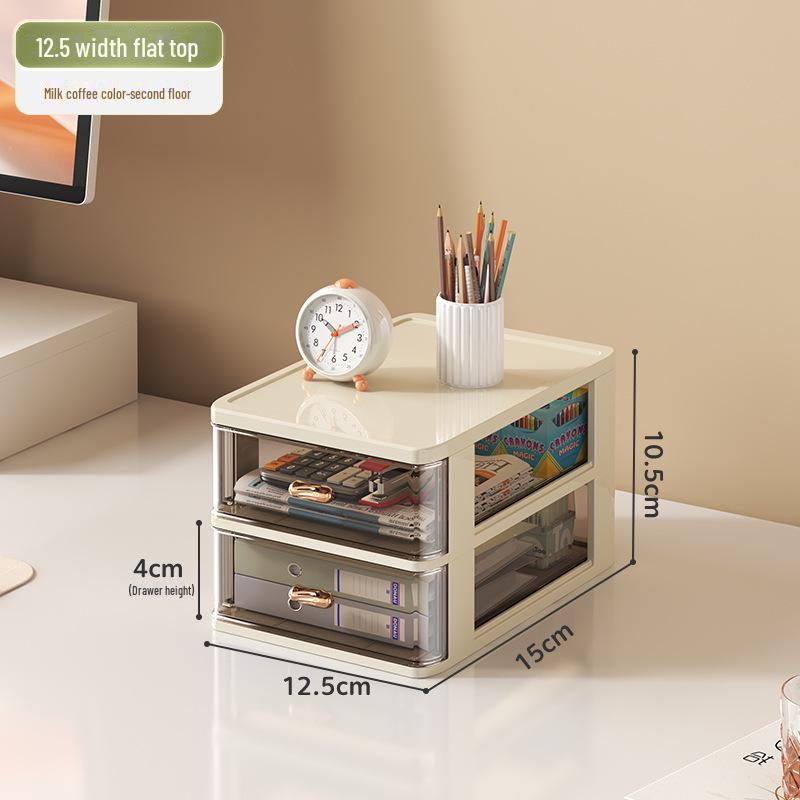 Plastic Drawer Desktop Organizer for Stationery and Cosmetics