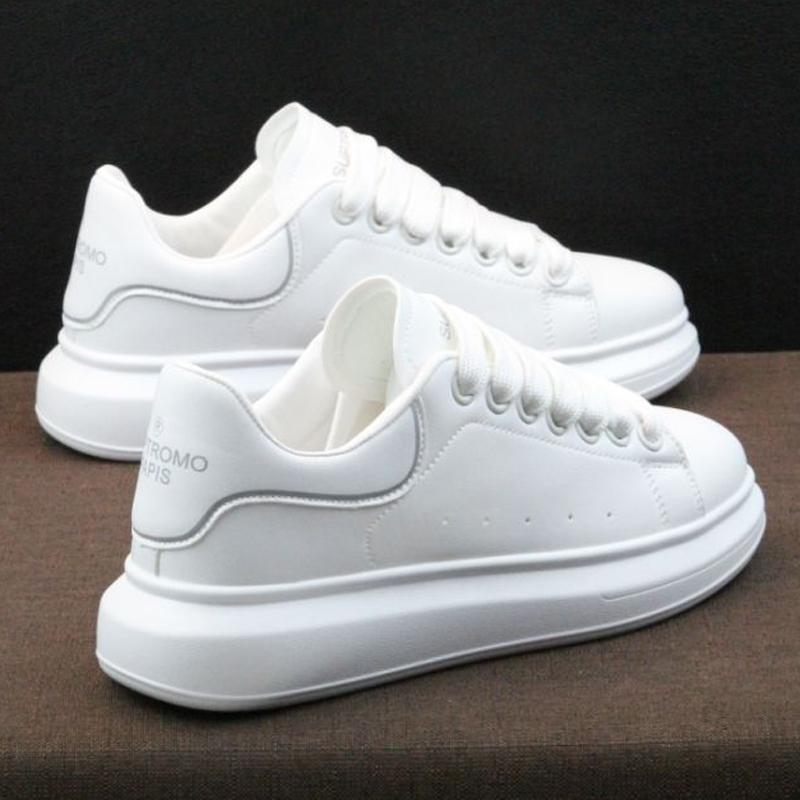 Fashion High Quality Men's Casual Shoes Genuine Leather Couple Sneakers Designer Sports Sneakers Women's  White Shoes Tennis Shoes