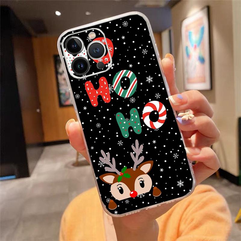 Phone Case For iphone 17 Pro Max 17 Air 16 15 14 13 Pro Max 15 16 Pro 15Plus Christmas Tree