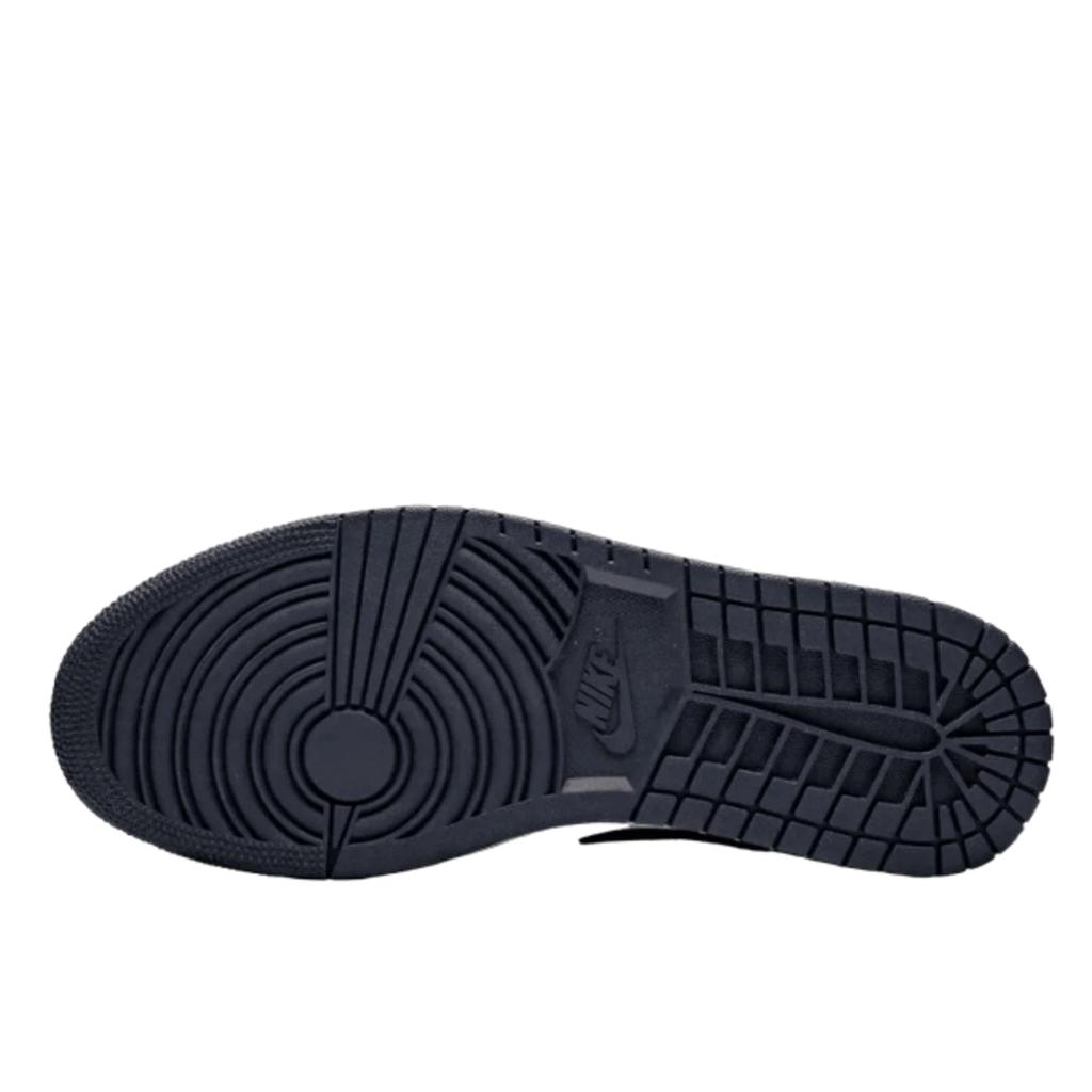 Air Jordan 1 Mid Bílý Metalický Zlatý Obsidián