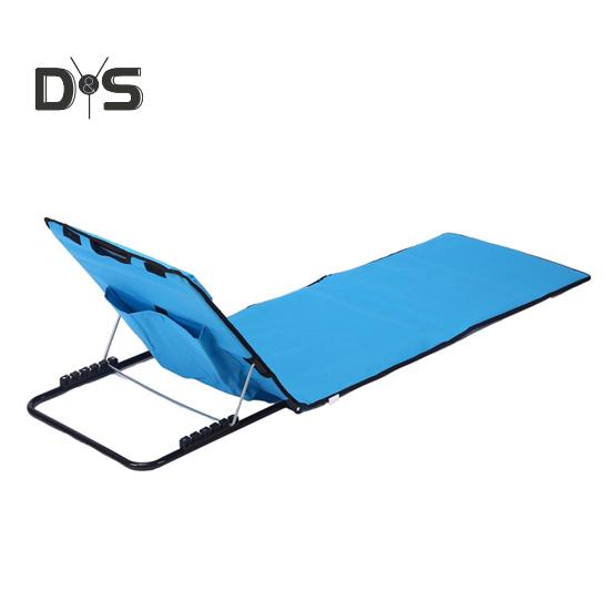 Folding Beach Mat Lounge Chair Adjustable Lightweight Waterproof Sand-proof Portable Travel Outdoor Camping Picnic Blanket with Back Support