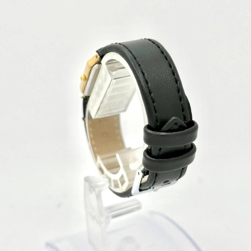 [New battery] SEIKO Seiko ladies watch gold rectangular 7320-5570 426660 new belt
