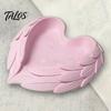 Multi-purpose Storage Tray 3D Printed Wing Tray, One-Piece Durable Matte Finish Organizer, Heart Jewelry Organizer Wings Design Decorative Holder, for
