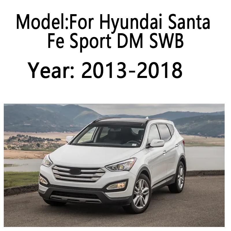 For Hyundai Santa Fe Sport SWB DM 2013-2018 Car Trunk Cargo Cover Luggage Tray Storage Security Shield Partition Mat Accessories