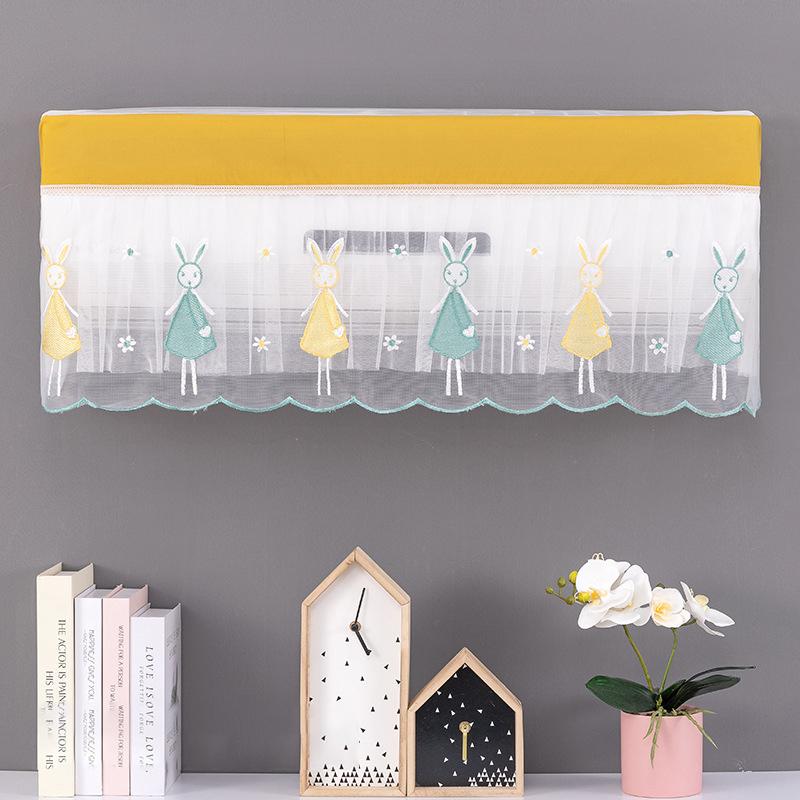 Wall Mounted Air Conditioner Dust Cover Prevent Direct Blowing Hanging Wind Shield Curtain Anti-Dust Air Conditioning Cover