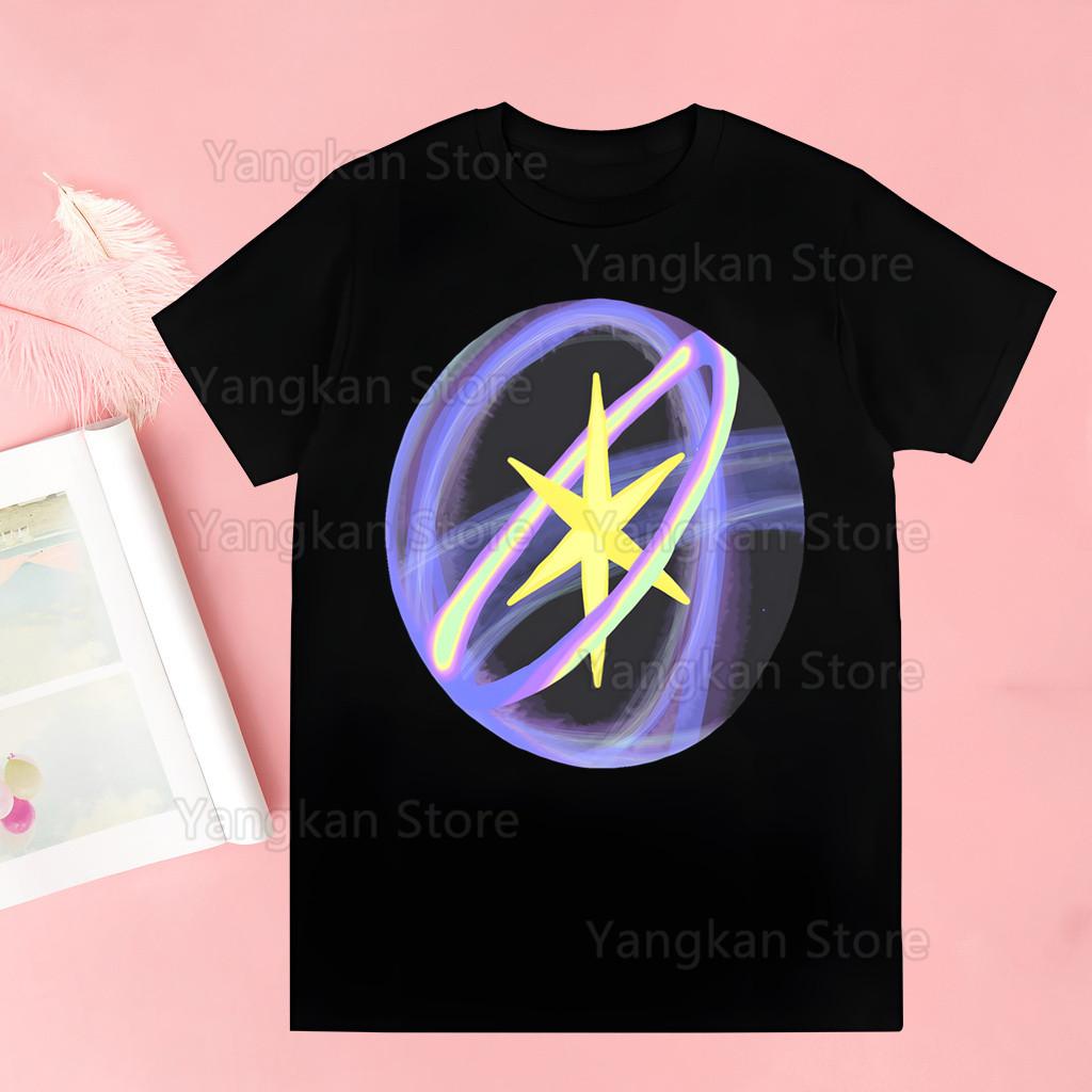 KATSEYE Gnarly Tops Womens Tshirt Ulzzang Harajuku The Print Tshirt Summer New Casual
