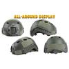Adjustable Tactical Helmet with Helmet Cover, PJ Type Tactical Multifunctional Protective NVG Mount for Cosplay Hunting Shooting