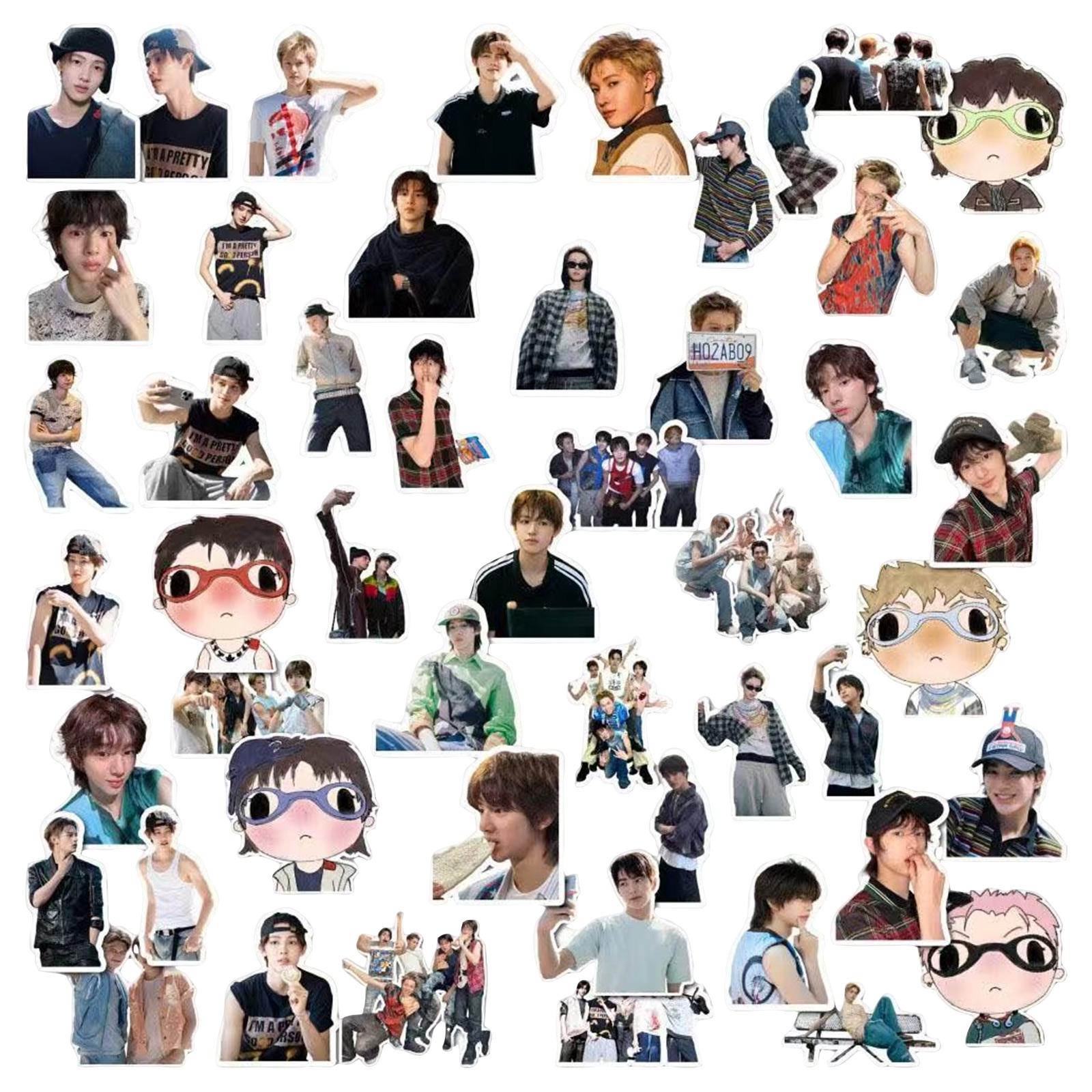 

Hot Boys Group Star Sticker Set Is Used For Decoration, Commemoration, Stickers, Ideal Gifts For Star Chasers One Size