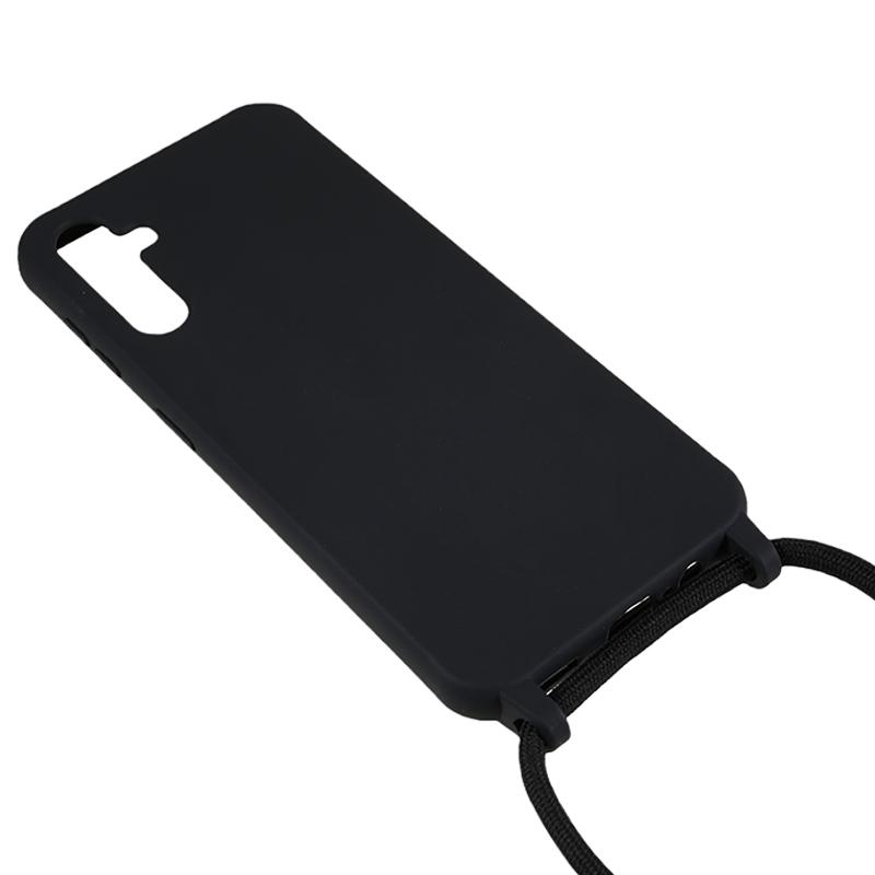 For Samsung Galaxy A14 5G/4G TPU Case Fall-proof Back Cover with Lanyard