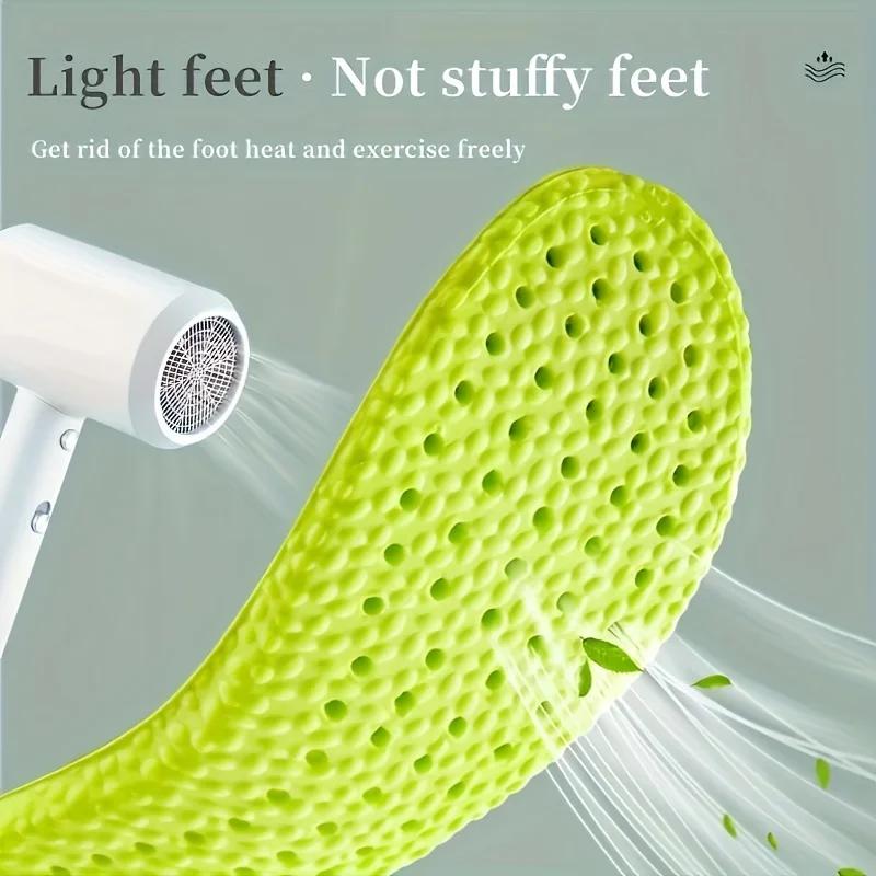 EVA Sports Insole for Shoes Soft Shock-Absorbing Breathable Deodorant Insoles for Feet Man Women Shoe Sole Running