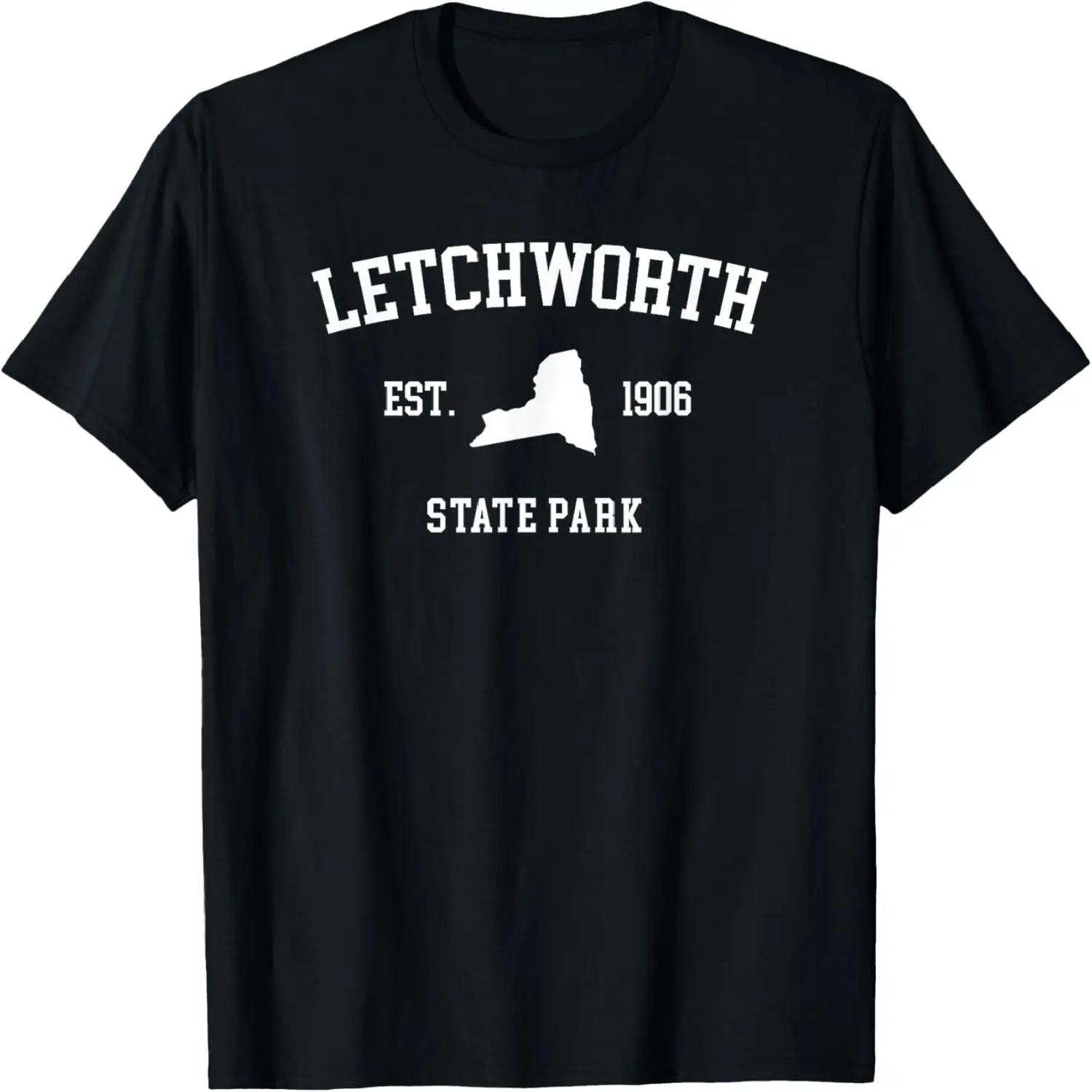 Retro Letchworth State Park Hiking New York Est 1906 T-Shirt XXXXL