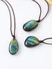 Collana Spirituale di Labradorite Collana Naturale Grezza di Labradorite Per Donne e Uomini Ciondoli in Pietra di Labradorite Lucida e Riflettente
