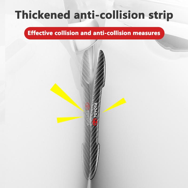 Car Door Handle Bowl Sticker Protector Auto Handle Anti-collision Strip For Toyota 86 Corolla Prius YARiS Hilux CHR SUPRA RAV4