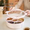 Buckleable High-Value Fruit Plate & Sunflower Seed Storage Box - 2025 New Macaron Candy Box for Living Room Coffee Table or Wedding Gift