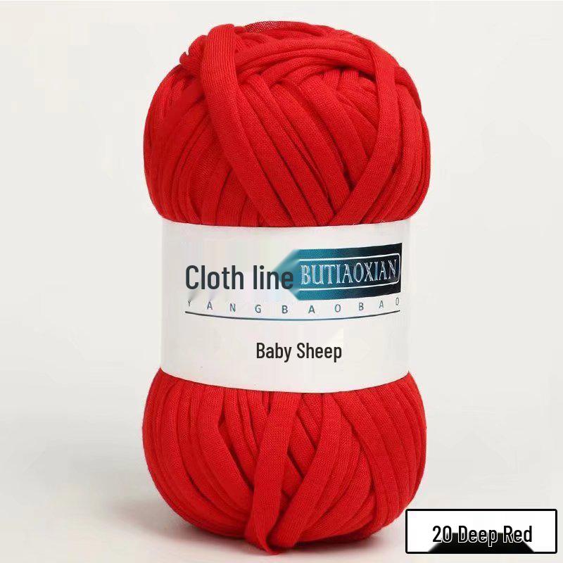 

Hand-Woven Cloth Strip Yarn: Bags, Dolls, Slippers, Storage Baskets, DIY Materials