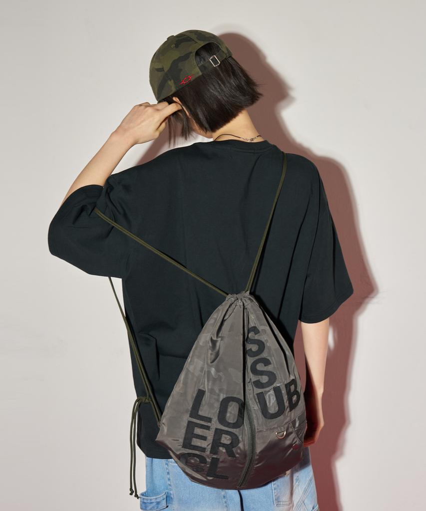 Losers Club Applique String Bag Camo