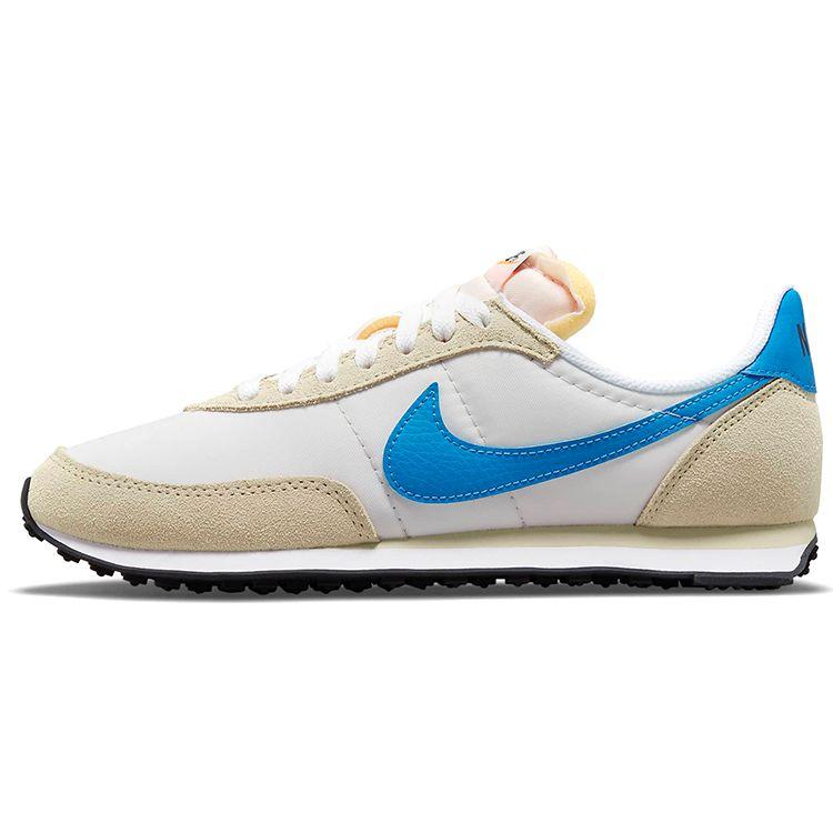 Nike Waffle Trainer 2 Rattan Photo Blue Women Sneakers Brown Light-Bone White DA8291-200 36.5