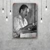 Ernest Hemingway Retro Vintage Tin Sign Poster Decorative Plaque Metal Plate Wall Decor