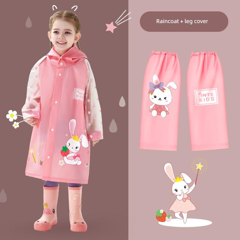 Children's Raincoat for Girls, Kindergarten Boys, School-Going Primary School Students, Rain Poncho, Kids' Baby Set, Waterproof Full-Body 2026