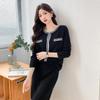 MOKANA Women's Elegant Knit Top & Short Skirt Set