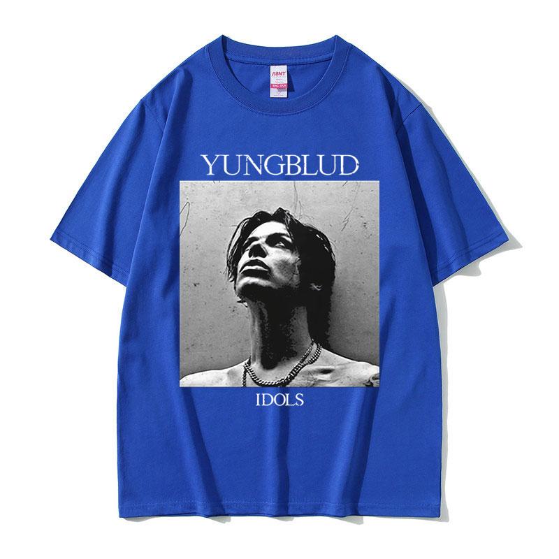 Rocker Yungblud IDOLS Album Tour 2025 T-shirt Men's Women Hip Hop Rock Summer Short Sleeve T Shirts Casual Vintage T-shirts