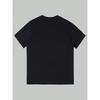 European Size Men's Crew Neck T-Shirt Black Lightning Bolt Skull Print Casual Daily Wear