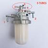 Fuel Filter 129612-55620 129100-55621 Fuel Water Separation Assembly 4/5 Tubes For Yanmar PC30/35 40/45 50/55