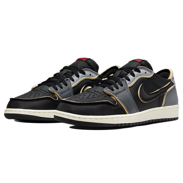 Pantofi sport unisex Air Jordan 1 Retro Low OG EX Dark Smoke Gris Negru-Fumuriu-Gri Sail DV0982-006