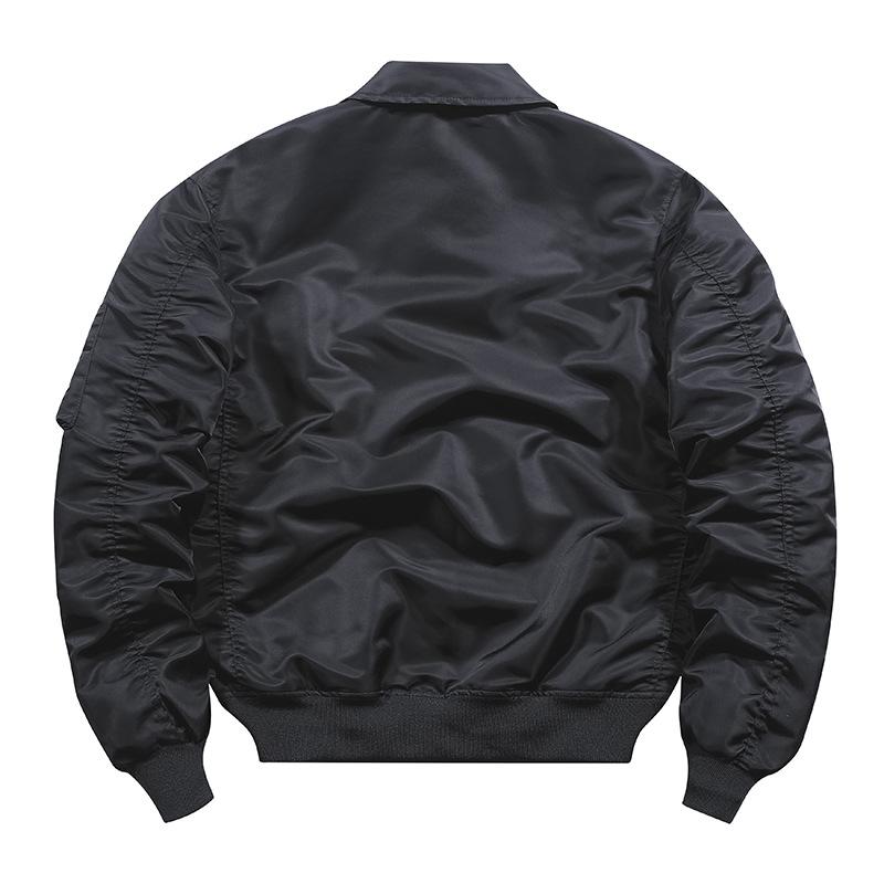 Autumn and Winter Lapel Jacket Bomber Jacket Men's Flight Jacket
