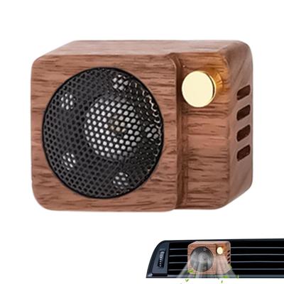 Car Air Freshener Outlet Aromatherapy Fragrance Perfume Wood Speaker Car Air Fresheners For Auto Interior Living Room Toilet Men