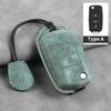 Leather Car Key Cover Case for VW Volkswagen Tiguan MK1 MK2 Magotan Passat B5 B8 Polo Golf 4 5 6 7 Mk7 Jetta POLO Eos Scirocco
