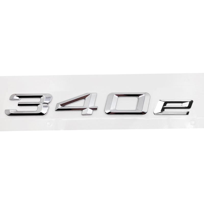 ABS Car Rear Trunk Logo Badge Emblem Sticker For BMW 3 series 316e 328e 318e 320e 325e 330e 335e E46 E90 E91 F30 F31 F34 G20