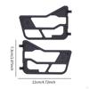 2x RC Crawler Decorative Door Kit Simulate DIY Decoration Aluminum Alloy Upgrade Tube for 1/10
