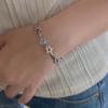 Silver Color Hollow Star Zircon Bracelet Female Interval Five-pointed Star Bracelets Korean Small Jewelry Gift for Women