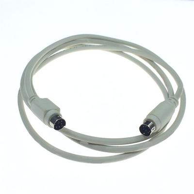 Cable Mini Din de 6 pines Macho a Macho PS/2 de 4.92 pies Para Teclado de Ordenador Ratón KVM