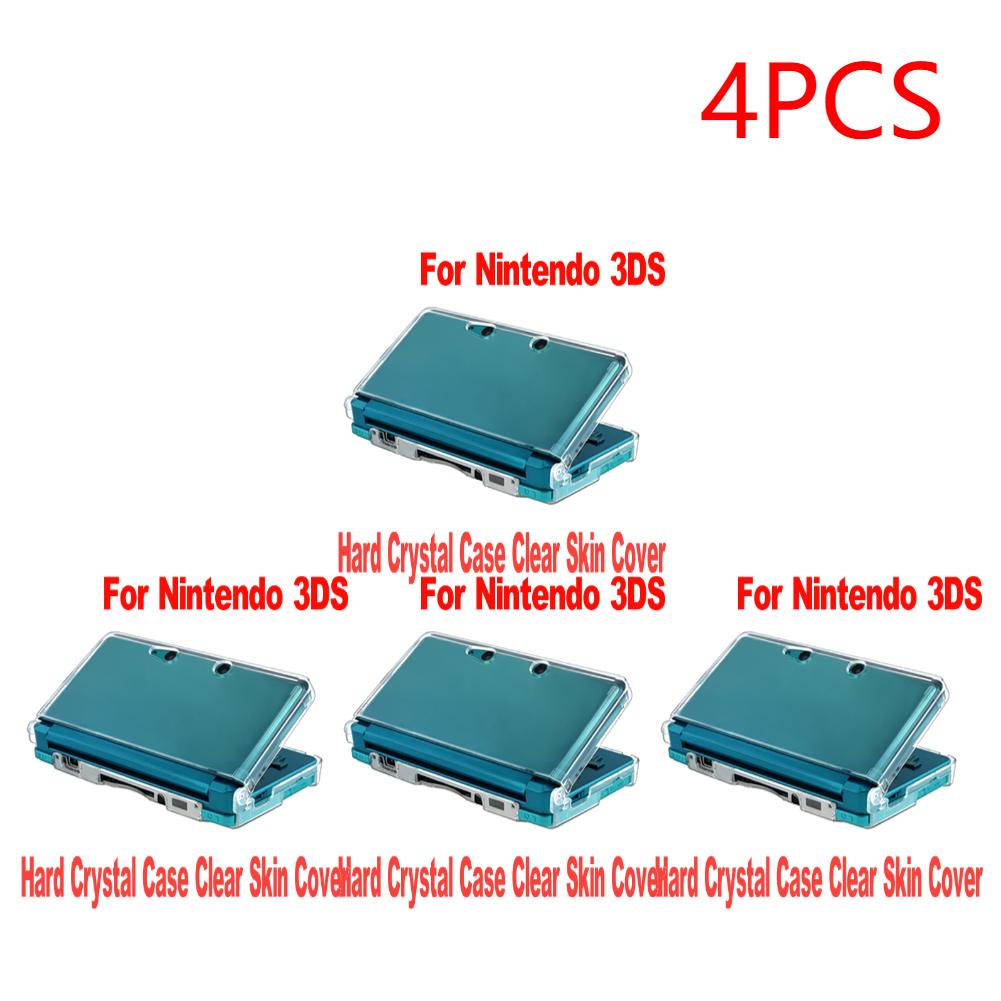 1-5 Stück für Nintendo 3DS Spielkonsole Leichte Steife Kunststoff Klar Kristall Schutz Hartschalen Haut Hülle Abdeckung