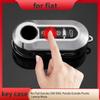 Cover per chiave auto con 3 pulsanti TPU per Fiat Ducato 500 500L Panda Grande Punto Lancia Musa Auto Shell Fob Accessori
