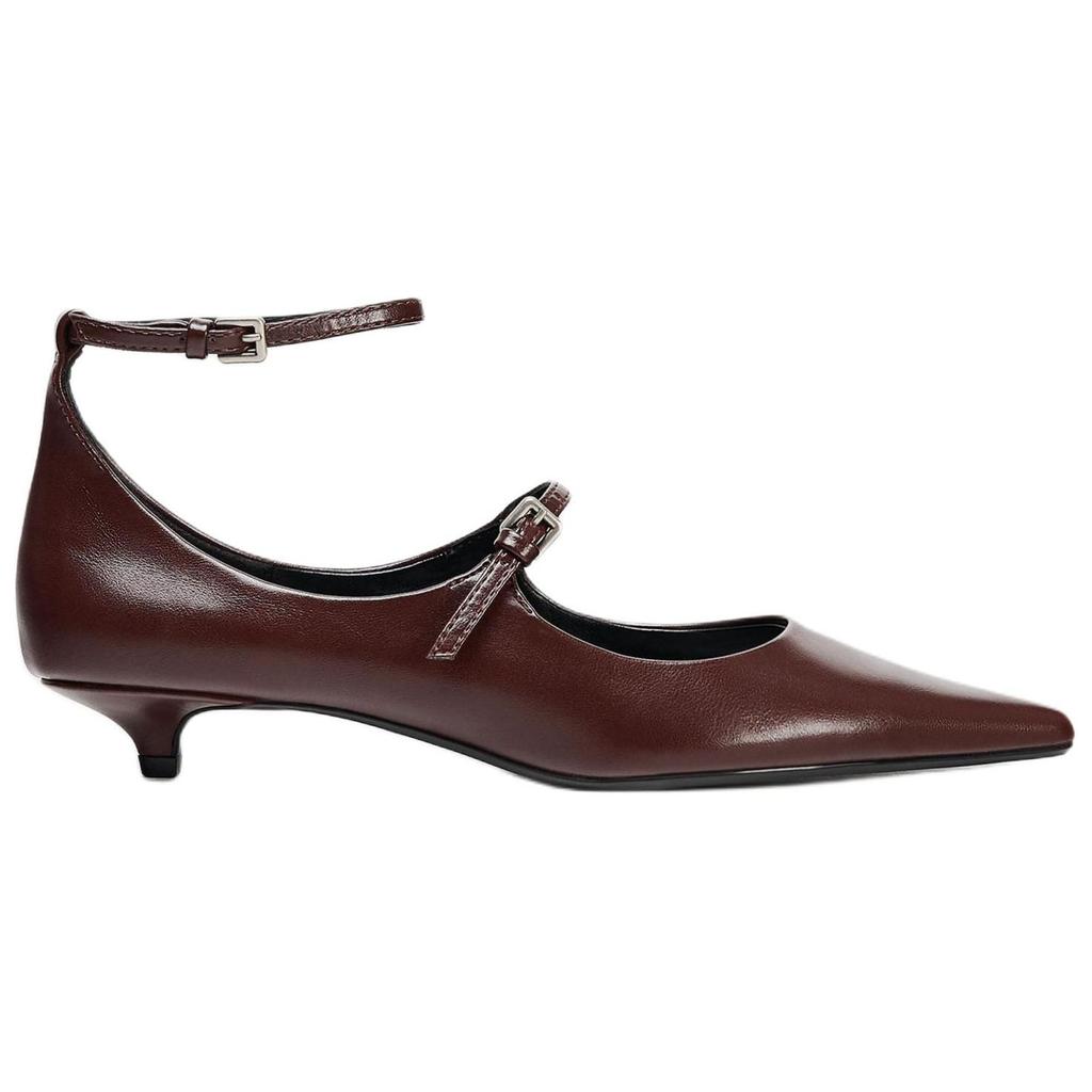 Zara Pu Comfortable Fashion Trendy Retro Mary Jane Shoes Women Shoes Crimson 11207510022