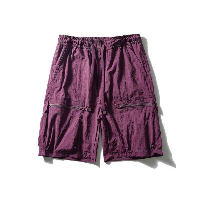 Outdoor Ice Silk Quick-Drying Parka Shorts Men's Summer Thin American Style Loose Fifth Pants Export Men's Pants Nylon Pants