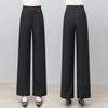 Women's High-Waisted Wide-Leg Pants - Slimming, Loose, Casual Straight-Leg Trousers for Spring/Summer/Autumn 2025