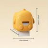1pc Cute Cartoon Chicken Waterproof Tissue Box Holder, Punch Free Wall Mounted Bathroom Storage Box, Multi Purpose Plastic Organizer for Living Room