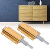2er Set Magnetischer Druckriegel Türöffner Dämpfer für Schranktür Schublade Haushaltsbedarf
