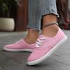 Women's Elegant Solid Color Casual Sports Shoes, Lightweight Lace-up Shoes, Multiple Colors for All Seasons, Comfortable Round Toe Design