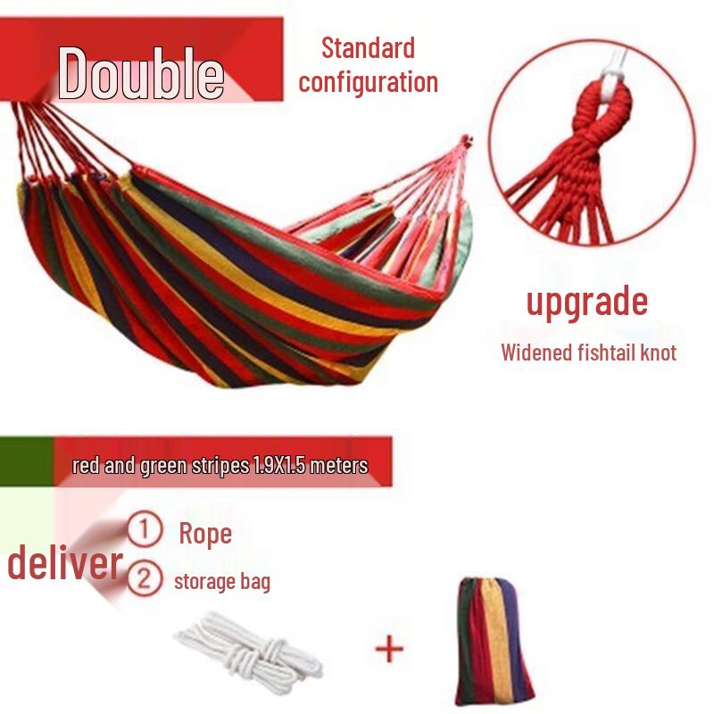 OEING Anti-Rollover Canvas Hammock