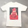 Beyonce CCT2025 Los Angeles Graphic T-Shirt Cream Red Cowboy Hat Mens Small