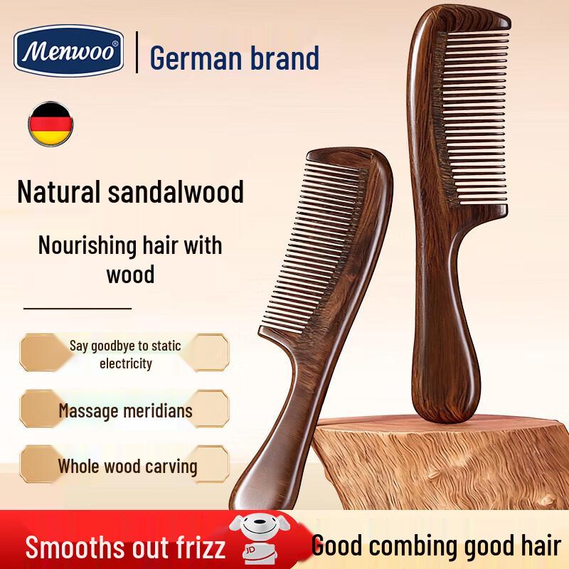 MEN WOO Sandalwood Head Massage Comb