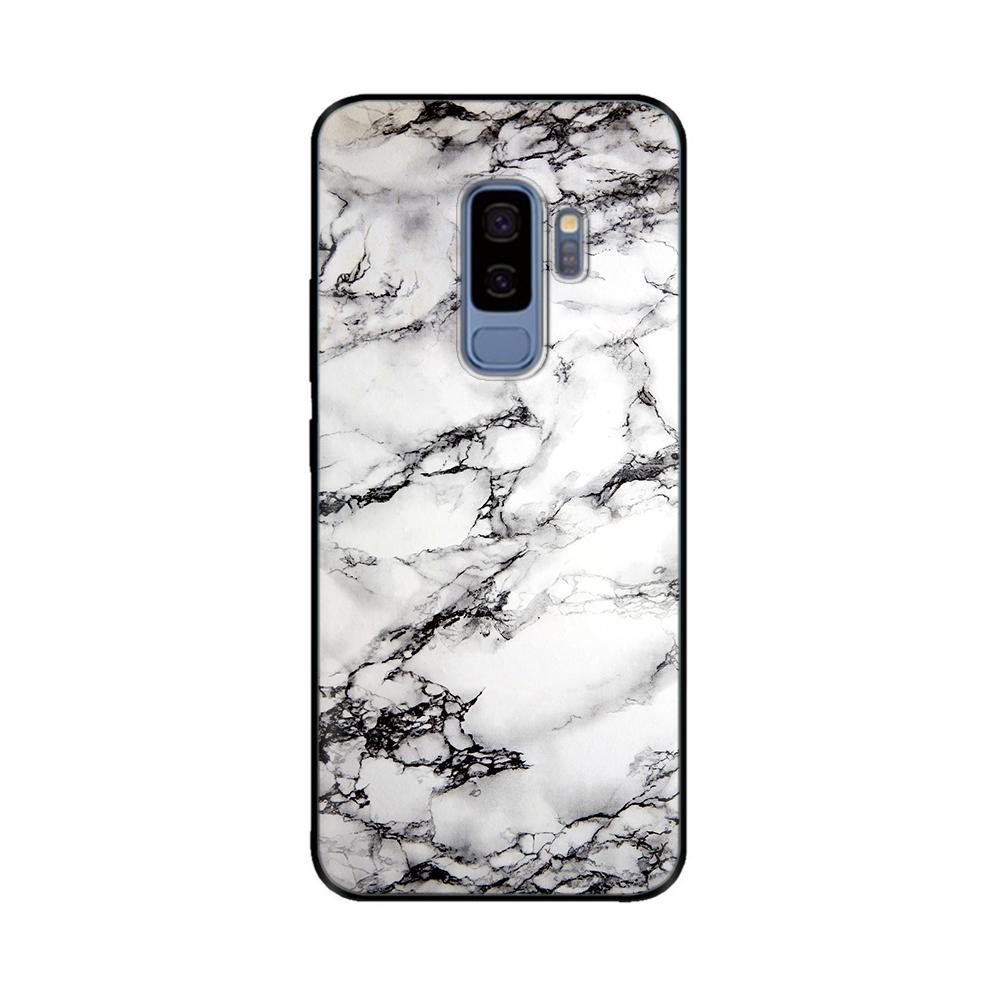 For Samsung Galaxy S9 Case Mobile Phone TPU Silicone Protective Cover for Samsung S9 Plus S9+ S 9 Back Cover Paintted Bumper