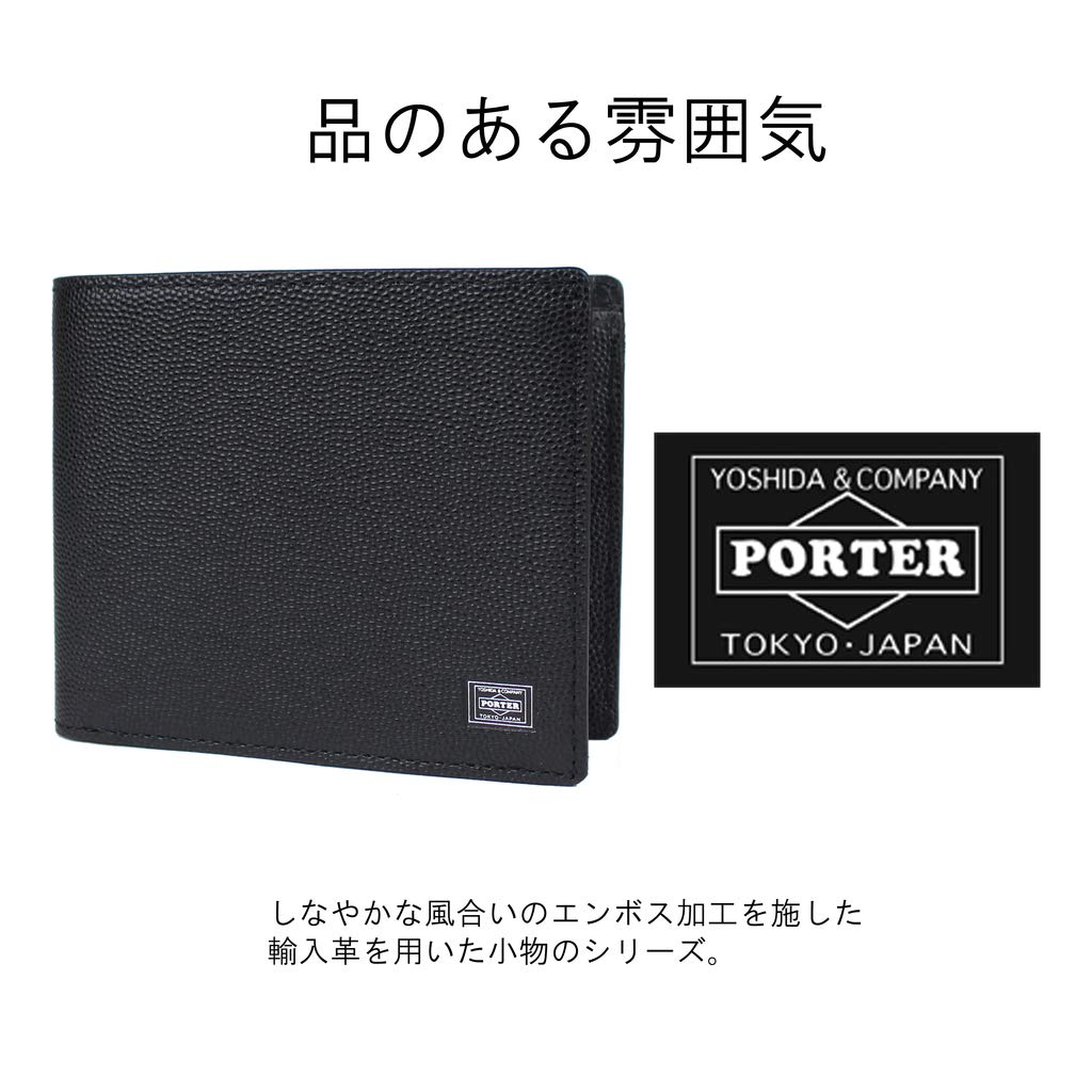 Porter Bifold Wallet Mini Wallet Porter Able Men's [10] Black